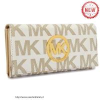 michael kors flat continental groot ivoor portefeuilles Stijl Populaire trlzc748